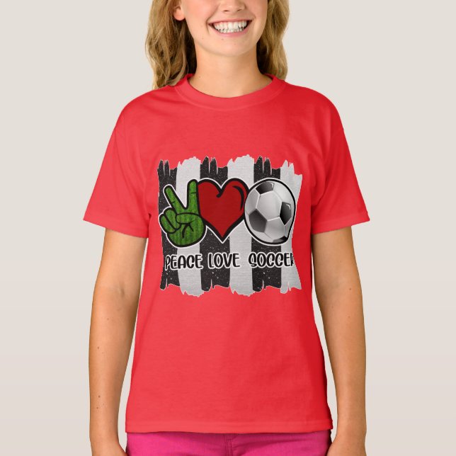 Frieden und Liebe T-Shirt (Vorderseite)