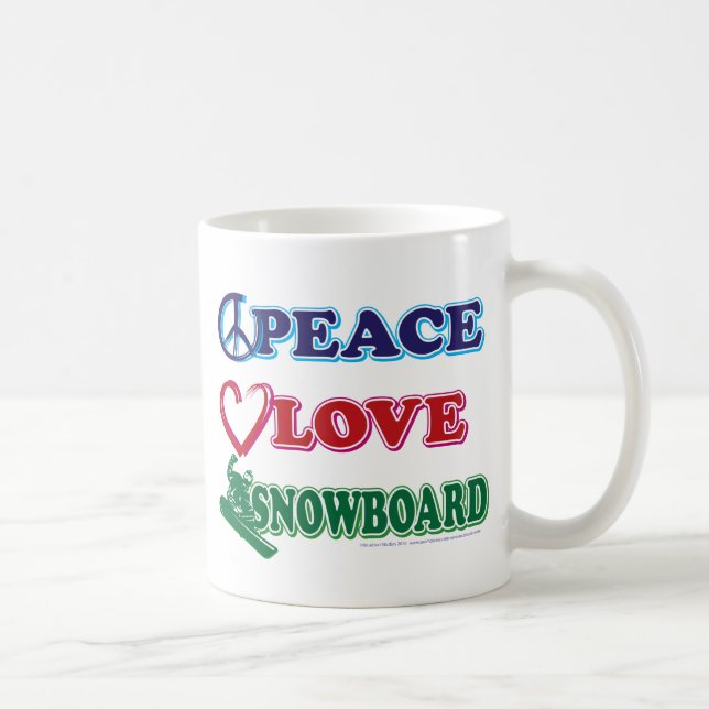 Frieden und Liebe Tasse (Rechts)