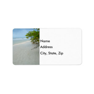 Frieden und Ruhe in Sanibel Insel Adressaufkleber