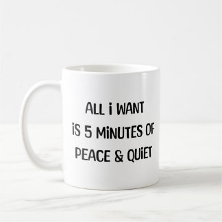 Frieden und Ruhe Kaffeetasse