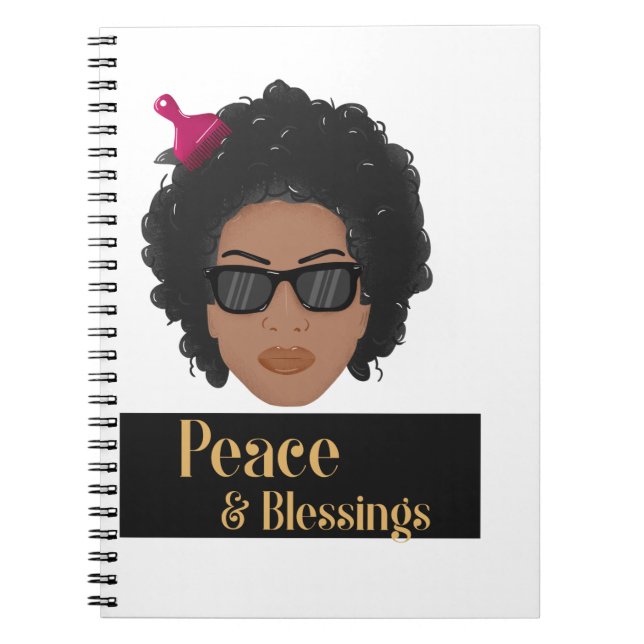 ) Frieden und Segen Notizblock (Vorderseite)