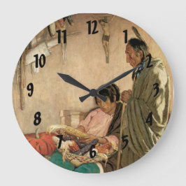 Frieden und viel große wanduhr