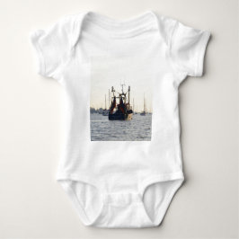 Frieden und viel Morgengrauen Baby Strampler