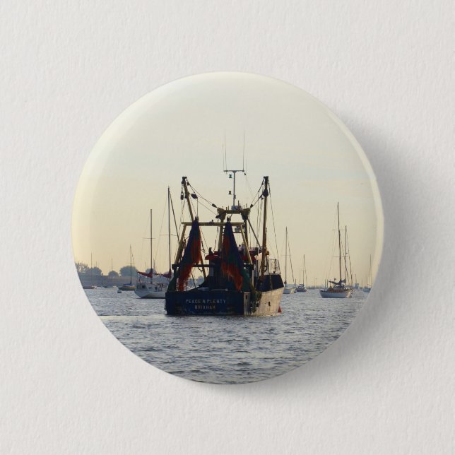 Frieden und viel Morgengrauen Button (Vorderseite)
