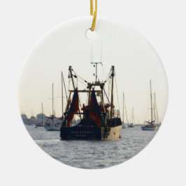 Frieden und viel Morgengrauen Keramik Ornament