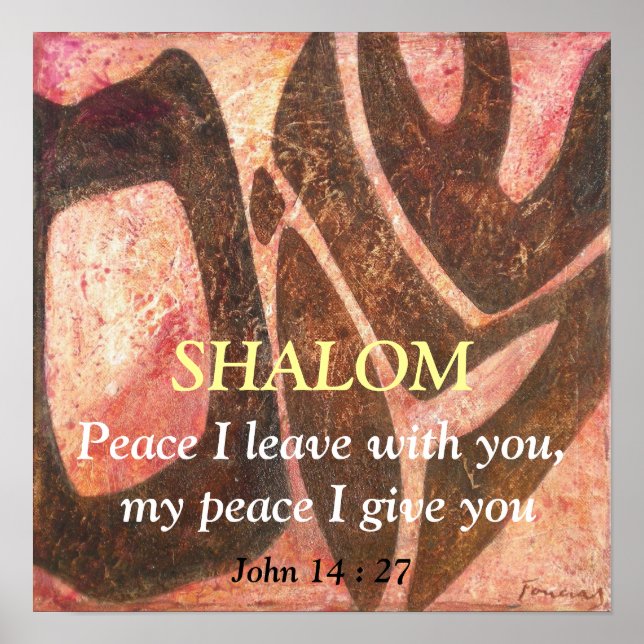 Frieden verließ ich mit dir, mein Frieden.. Poster (Vorne)