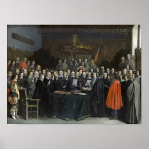 Frieden von Westfalen in Muenster Poster