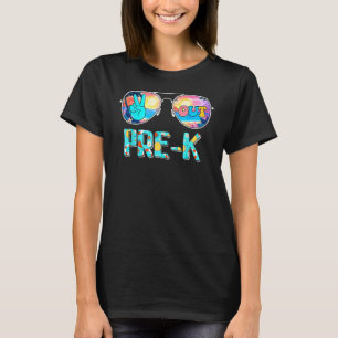 Frieden vor den Lehrern des letzten Schulsommers T-Shirt