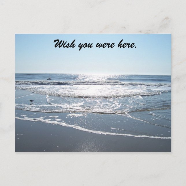 Frieden, wünscht, du wärest hier. postkarte (Vorderseite)