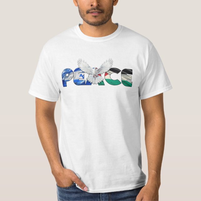 Frieden zwischen Israel und Palästina - T - Shirt (Vorderseite)