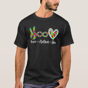 Friedens-Autismus Liebe Unendlichkeit Symbol Autis T-Shirt