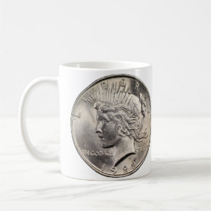Friedens-Dollar-Kaffeetasse Kaffeetasse