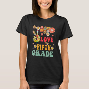 Friedens-Liebe 5. Klasse zurück zum Schullehrer-Ki T-Shirt