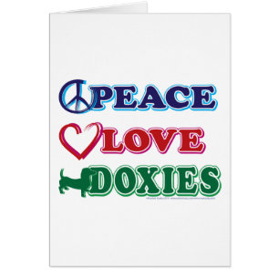 Friedens-Liebe-Dackeln - Dachsund