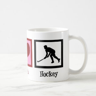 Friedens-Liebe-Feldhockey Kaffeetasse