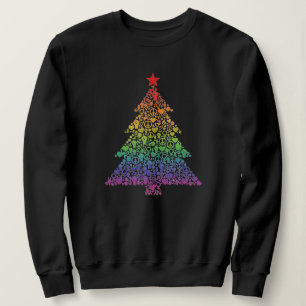 Friedens-, Liebes- und Einheit-Baum Sweatshirt