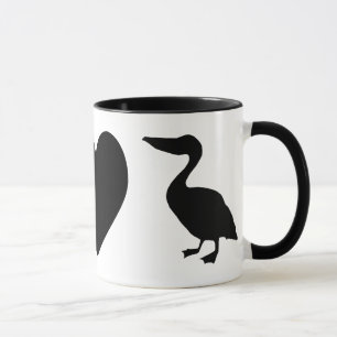 Friedens-, Liebes- und Pelikan-Tasse Tasse
