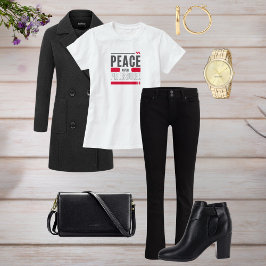 Friedens-Motivations-Design für Druck Sweatshirt