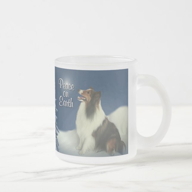 Friedens Sheltie Tasse (Rechts)