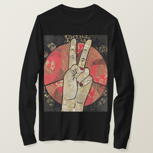 Friedens-Shirt T-Shirt (Design vorne)