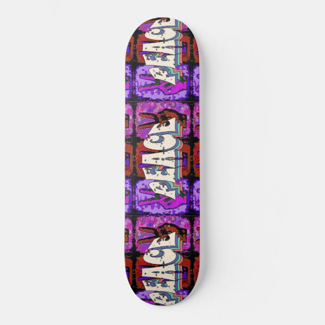 Friedens Skateboard (Vorderseite)