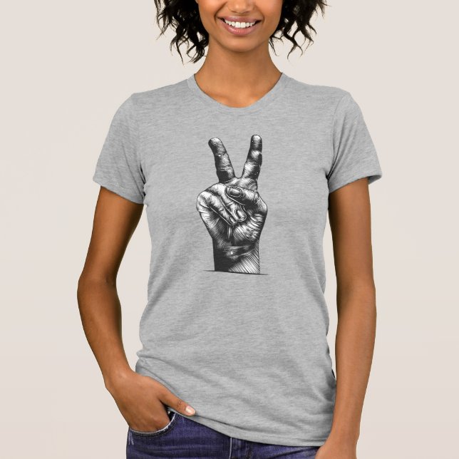 Friedens-T-Shirt T-Shirt (Vorderseite)