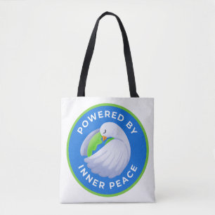 Friedens-Taube-Doppelseitige-Schulter-Tasche