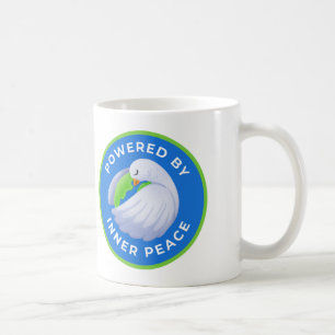 Friedens-Tauben-Tasse - Angetrieben von innerem Fr Kaffeetasse