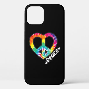Friedens-Tie-Dye-Vintage-Herz-Hippie-Retro-Groovy Case-Mate iPhone Hülle