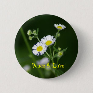 Friedens-u. Liebe-Button Button