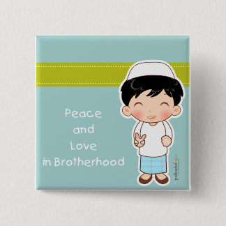 Friedens-und Liebe-Abzeichen Button