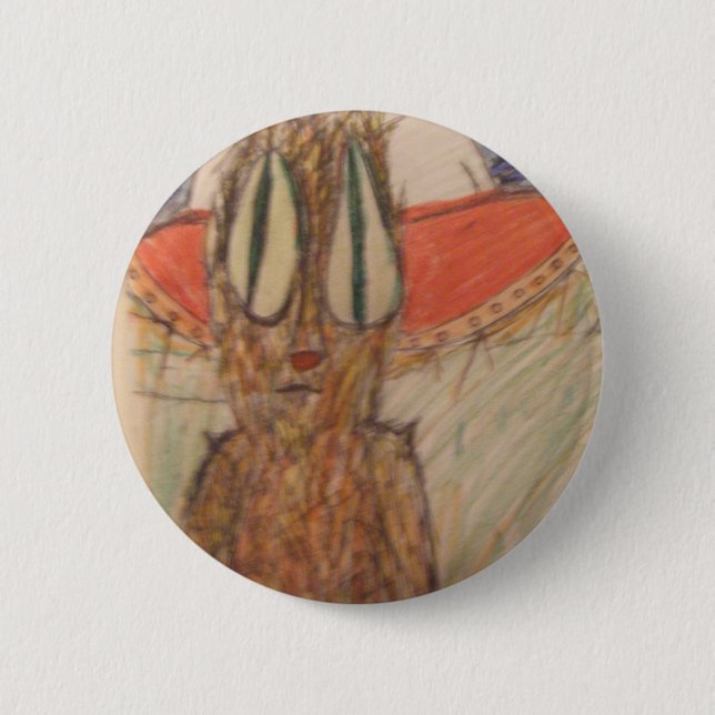 Friedens- und Liebeknopf Button (Vorderseite)