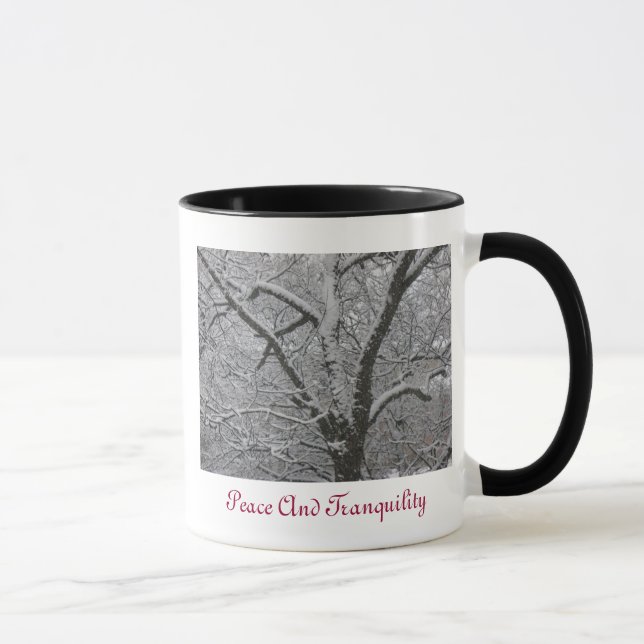 Friedens-und Tranquility-Tasse Tasse (Rechts)