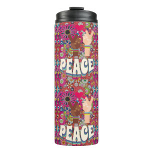 Friedens-Wärme-Tumbler Thermosbecher