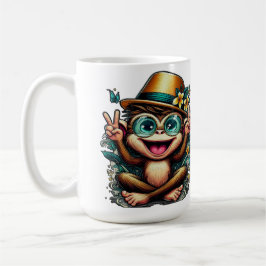 Friedensaffe Kaffeetasse
