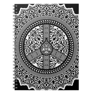 Friedensarabeske-Notizbuch Notizblock