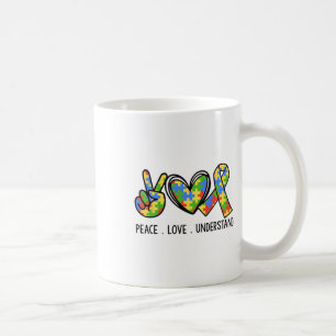 Friedensautismus im April tragen wir Blauer für Au Kaffeetasse