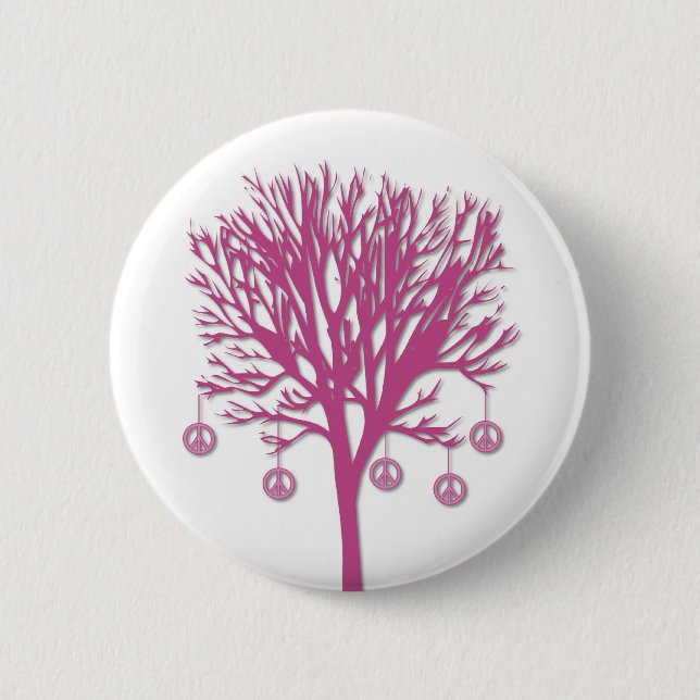 Friedensbaum Button (Vorderseite)