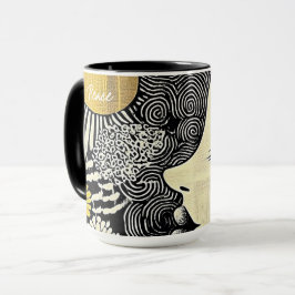Friedensblüten-Abstrakt-Tasse Tasse