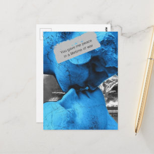 Friedenscollage in einem Leben des Krieges Postkarte