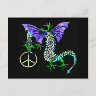 Friedensdrache Postkarte