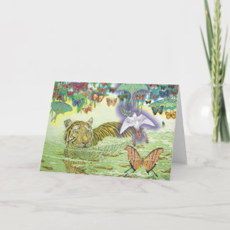 Friedensfeiertags-Karte Feiertagskarte