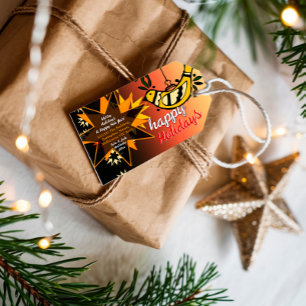 Friedensferien Sterne Grüße Geschenkanhänger