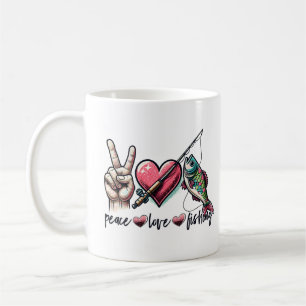 Friedensfischerei - Liebe Kaffeetasse