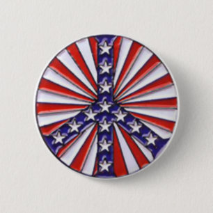 Friedensflagge Button