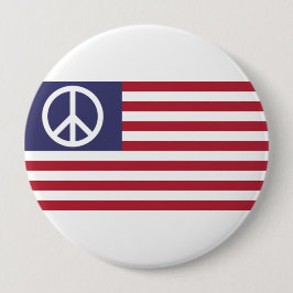 Friedensflagge der Vereinten Staaten Button