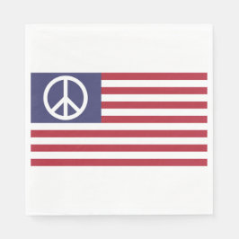 Friedensflagge der Vereinten Staaten Serviette