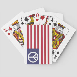 Friedensflagge der Vereinten Staaten Spielkarten