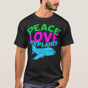 Friedensflugzeuge Liebe T-Shirt