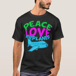 Friedensflugzeuge Liebe T-Shirt